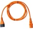 Кабель питания FL-PC-C13/C14-C1-1.8-OR ПВС-АП 3x1.0 С13 - C14, 220/250В, 10А, оранжевый, 1.8м Filum 00-01117899 5