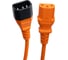 Кабель питания FL-PC-C13/C14-C1-1.0-OR ПВС-АП 3x1.0 С13 - C14, 220/250В, 10А, оранжевый, 1м Filum 00-01117898 4