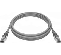 Патч-корд NTSS 2хRJ45/8P8C, T568B FTP, 5e категория, литой, 20 метров, LSZH, серый NTSS-PC-FTP-RJ45-5e-20.0-LSZH-GY