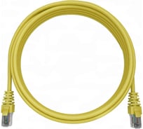 Патч-корд NTSS 2хRJ45/8P8C, T568B UTP, 5e категория, литой, 20 метров, LSZH, желтый NTSS-PC-UTP-RJ45-5e-20.0-LSZH-YL