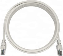 Патч-корд NTSS 2хRJ45/8P8C, T568B UTP, 5e категория, литой, 20 метров, LSZH, белый NTSS-PC-UTP-RJ45-5e-20.0-LSZH-WT