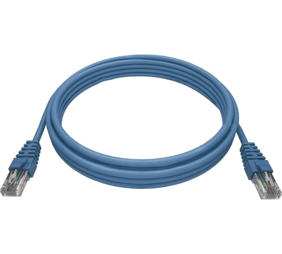 Патч-корд NTSS PREMIUM 2xRJ45/8P8C, T568B UTP CAT5e LSZH 10 метров, синий NTSS-PC-PM-UTP-RJ45-5e-10.0-LSZH-BU 1