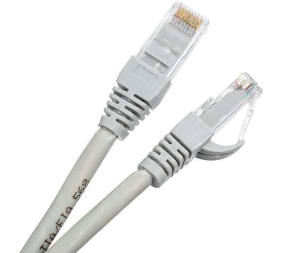 Патч-корд NTSS PREMIUM 2xRJ45/8P8C, T568B UTP CAT6 LSZH 1 метр, серый NTSS-PC-PM-UTP-RJ45-6-1.0-LSZH-GY