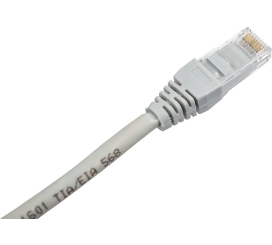 Патч-корд NTSS PREMIUM 2xRJ45/8P8C, T568B UTP CAT6 LSZH 1 метр, серый NTSS-PC-PM-UTP-RJ45-6-1.0-LSZH-GY