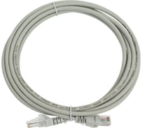Патч-корд NTSS PREMIUM 2xRJ45/8P8C, T568B UTP CAT6 LSZH 3 метра, серый NTSS-PC-PM-UTP-RJ45-6-3.0-LSZH-GY