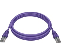 Патч-корд NTSS PREMIUM 2xRJ45/8P8C, T568B UTP 28 AWG CAT6 LSZH 1,5 метра, лиловый NTSS-PC-PM-UTP28-RJ45-6-1.5-LSZH-LL