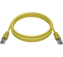 Патч-корд NTSS PREMIUM 2xRJ45/8P8C, T568B UTP CAT5e LSZH 5 метров, желтый NTSS-PC-PM-UTP-RJ45-5e-5.0-LSZH-YL