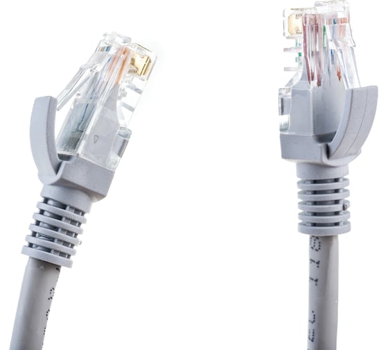 Патч-корд ExeGate UTP-RJ45-RJ45-5e-0,3M-LSZH-GY, UTP, cat.5e, 0.3м, серый 286375