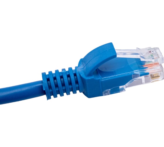 Патч-корд ExeGate UTP-RJ45-RJ45-5e-0,3M-BL, UTP, cat.5e, 0.3м, синий 258667