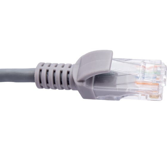 Патч-корд ExeGate UTP-RJ45-RJ45-5e-10M-GY, UTP, cat.5e, 10м, серый 169510