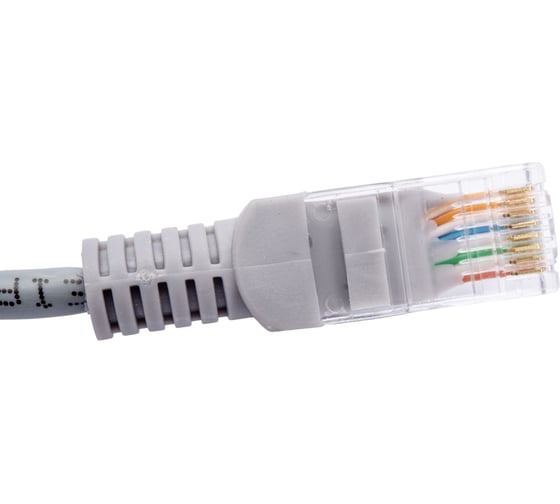 Патч-корд ExeGate UTP-RJ45-RJ45-5e-10M-GY, UTP, cat.5e, 10м, серый 169510