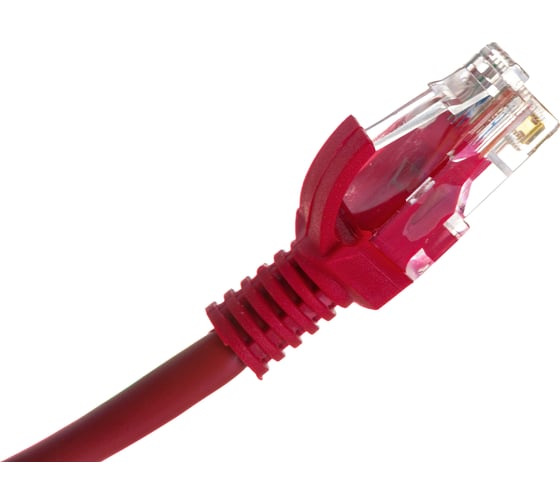 Патч-корд ExeGate UTP-RJ45-RJ45-5e-0,5M-RD, UTP, cat.5e, 0.5м, красный 258384