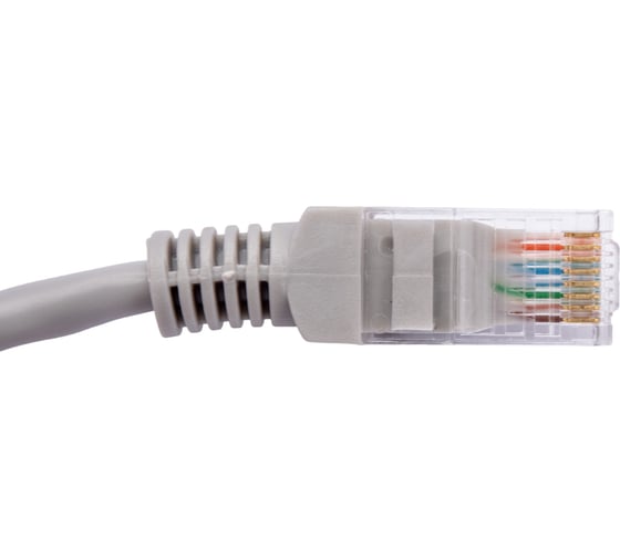 Патч-корд ExeGate UTP-RJ45-RJ45-5e-5M-GY, UTP, cat.5e, 5м, серый 138964