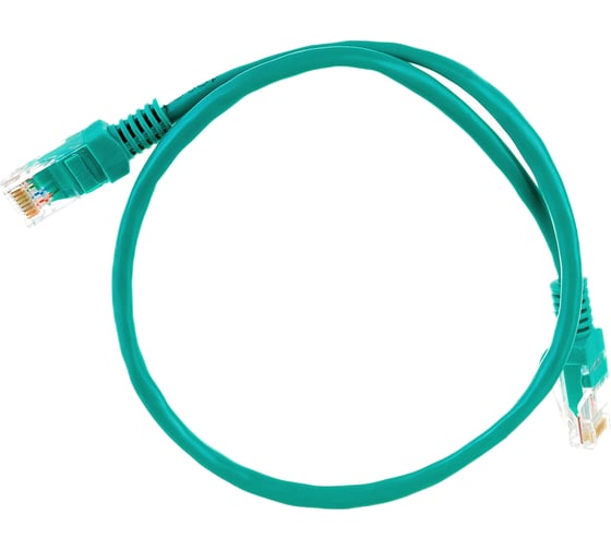 Патч-корд ExeGate UTP-RJ45-RJ45-5e-0,5M-GN, UTP, cat.5e, 0.5м, зеленый 258383 17618502