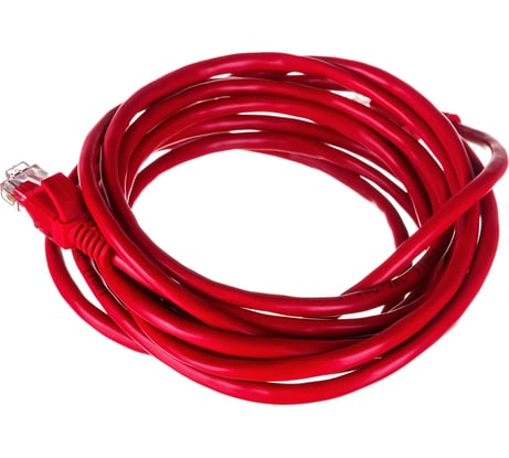 Патч-корд ExeGate UTP-RJ45-RJ45-5e-3M-RD, UTP, cat.5e, 3м, красный 258679