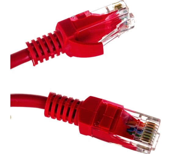 Патч-корд ExeGate UTP-RJ45-RJ45-5e-3M-RD, UTP, cat.5e, 3м, красный 258679