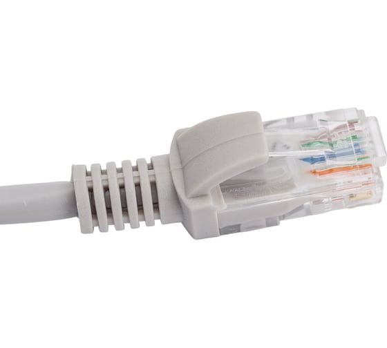 Патч-корд ExeGate UTP-RJ45-RJ45-5e-1,5M-GY, UTP, cat.5e, 1.5м, серый 241490