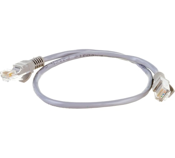 Патч-корд ExeGate UTP-RJ45-RJ45-5e-0,5M-GY, UTP, cat.5e, 0.5м, серый 169509 17618838