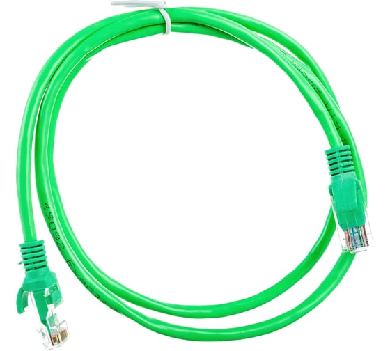 Патч-корд ExeGate UTP-RJ45-RJ45-5e-1M-GN, UTP, cat.5e, 1м, зеленый 258672