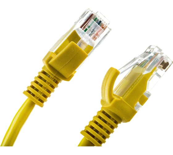 ExeGate Патч-корд UTP-RJ45-RJ45-5e-3M-YL, UTP, cat.5e, 3м, желтый 258677