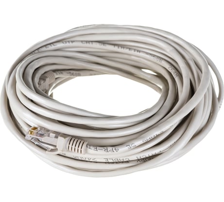 Патч-корд ExeGate UTP-RJ45-RJ45-5e-15M-GY, UTP, cat.5e, 15м, серый 241491