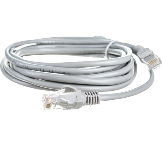 Патч-корд ExeGate UTP-RJ45-RJ45-5e-3M-GY, UTP, cat.5e, 3м, серый 138963
