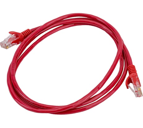 Патч-корд ExeGate UTP-RJ45-RJ45-5e-1,5M-RD, UTP, cat.5e, 1.5м, красный 258670