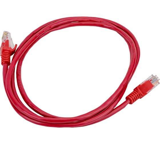 Патч-корд ExeGate UTP-RJ45-RJ45-5e-1,5M-RD, UTP, cat.5e, 1.5м, красный 258670