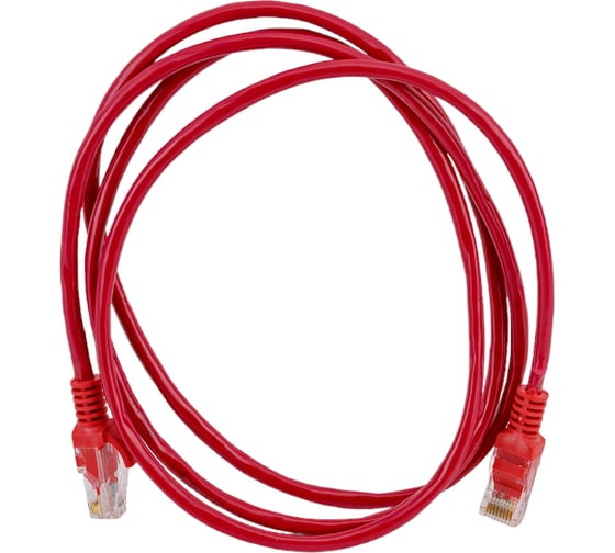 Патч-корд ExeGate UTP-RJ45-RJ45-5e-1,5M-RD, UTP, cat.5e, 1.5м, красный 258670