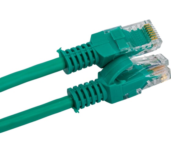 Патч-корд ExeGate UTP-RJ45-RJ45-5e-0,3M-GN, UTP, cat.5e, 0.3м, зеленый 258665