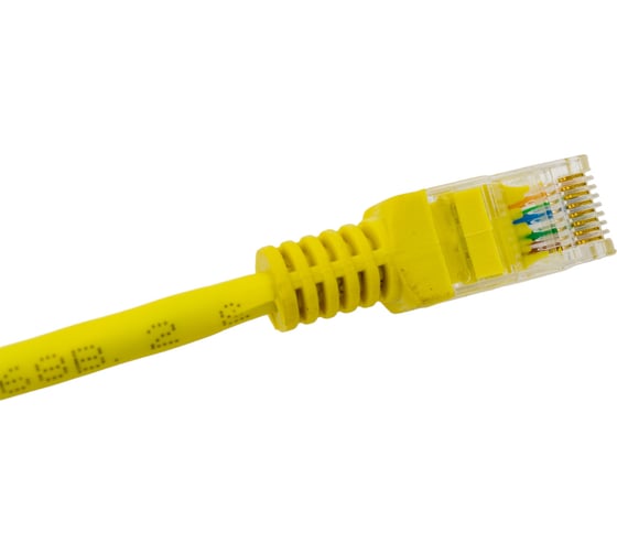 Патч-корд ExeGate UTP-RJ45-RJ45-5e-0,3M-LSZH-YL, UTP, cat.5e, 0.3м, желтый 286374
