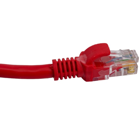 Патч-корд ExeGate UTP-RJ45-RJ45-C6-2M-RD, UTP, cat.6, 2м, красный 282028