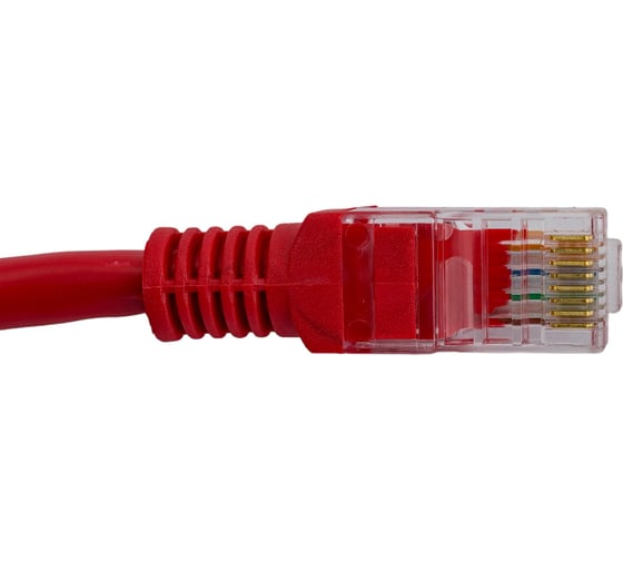 Патч-корд ExeGate UTP-RJ45-RJ45-C6-2M-RD, UTP, cat.6, 2м, красный 282028