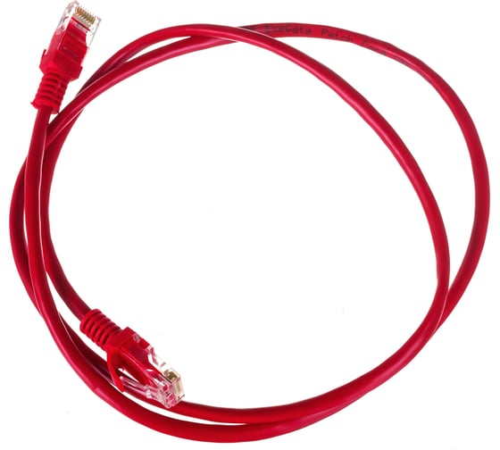 Патч-корд ExeGate UTP-RJ45-RJ45-5e-1M-RD, UTP, cat.5e, 1м, красный 258673