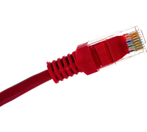 Патч-корд ExeGate UTP-RJ45-RJ45-5e-1M-RD, UTP, cat.5e, 1м, красный 258673
