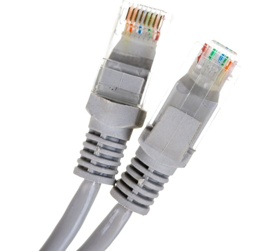 Патч-корд ExeGate UTP-RJ45-RJ45-5e-7,5M-GY, UTP, cat.5e, 7,5м, серый 190990