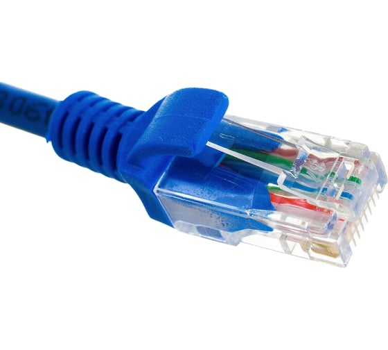 Патч-корд ExeGate UTP-RJ45-RJ45-5e-0,5M-BL, UTP, cat.5e, 0.5м, синий 172877