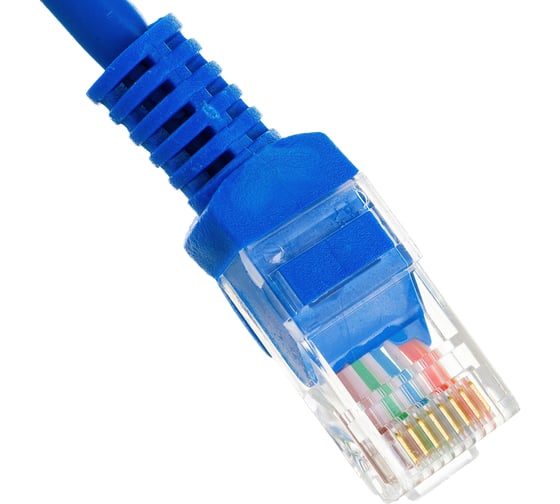 Патч-корд ExeGate UTP-RJ45-RJ45-5e-0,5M-BL, UTP, cat.5e, 0.5м, синий 172877