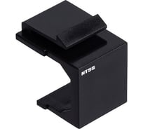 Модуль-заглушка NTSS PREMIUM тип Keystone, черный NTSS-KJ-PM-SIP-BL