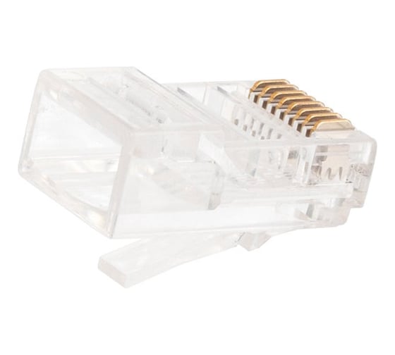 Коннектор NTSS RJ45 UTP 8Р8С 5е кат. Универсальный NTSS-PL-RJ45-UTP-5e