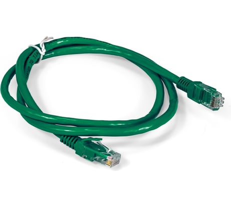 Патч-корд ExeGate UTP-RJ45-RJ45-C6-1M-GN, UTP, cat.6, 1м, зеленый 297188