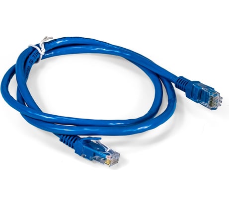 Патч-корд ExeGate UTP-RJ45-RJ45-C6-1M-BL, UTP, cat.6, 1м, синий 297190