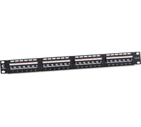 Патч-панель Cabeus 1U, 24 порта, RJ-45, категория 5e, угол портов 45 градусов , PLAN-24-Cat.5e-Dual PLAN-24-Cat.5e-Dual IDC