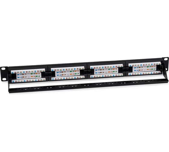 Патч-панель Cabeus 1U, 24 порта, RJ-45, категория 5e, угол портов 45 градусов , PLAN-24-Cat.5e-Dual PLAN-24-Cat.5e-Dual IDC