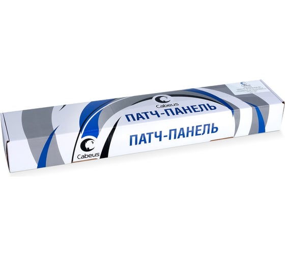 Патч-панель Cabeus 1U, 24 порта, RJ-45, категория 6, PL-24-Cat.6-Dual
