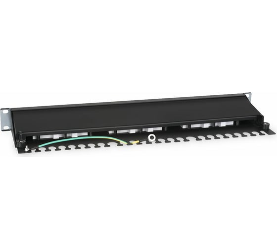 Патч-панель Cabeus 1U, 24 порта, RJ-45, категория 6, экранированная, PL-24-Cat.6-SH-Dual