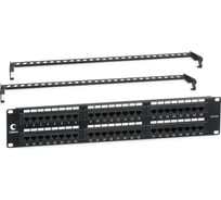 Патч-панель Cabeus 2U, 48 портов, RJ-45, категория 6a, PL-48-Cat.6a-Dual