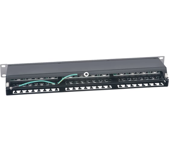 Патч-панель Cabeus высокой плотности, 1U 48 портов RJ-45 кат6 экранированная, PLHD-48-Cat.6-SH-Dual PLHD-48-Cat.6-SH-Dual IDC-1U