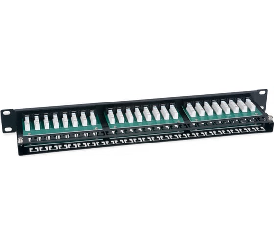 Патч-панель Cabeus высокой плотности, 1U, 48 портов RJ-45, категория 6, PLHD-48-Cat.6-Dual IDC-1U