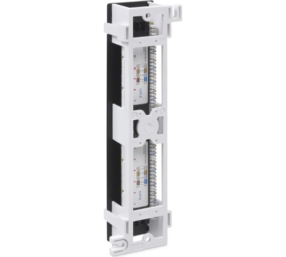 Патч-панель Cabeus настенная, 12 портов RJ-45, категория 6, PL-12-Cat.6-WL-Dual